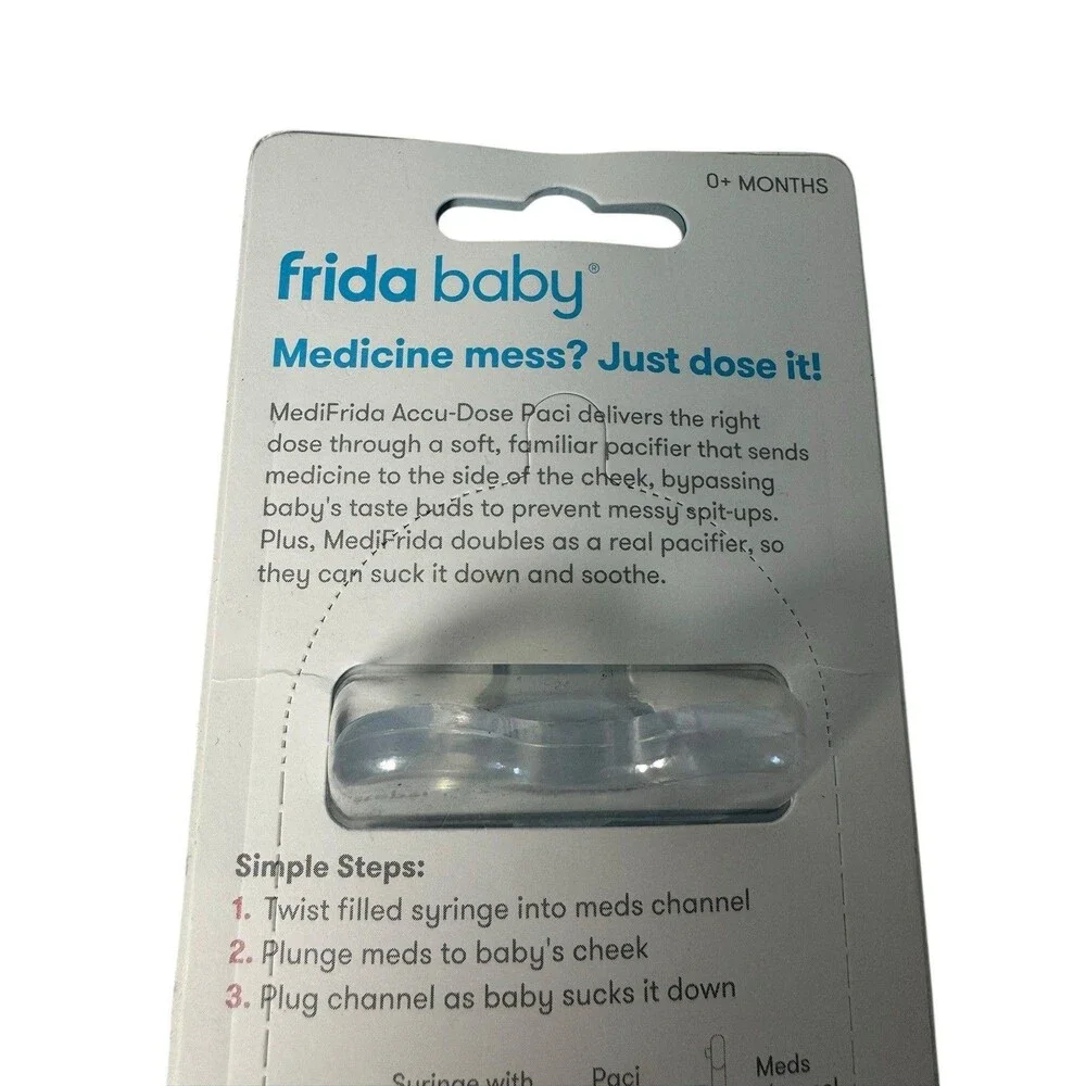 FRIDA BABY Medi Frida Accu-Dose Pacifier Baby Medicine Dispenser 0+ Months